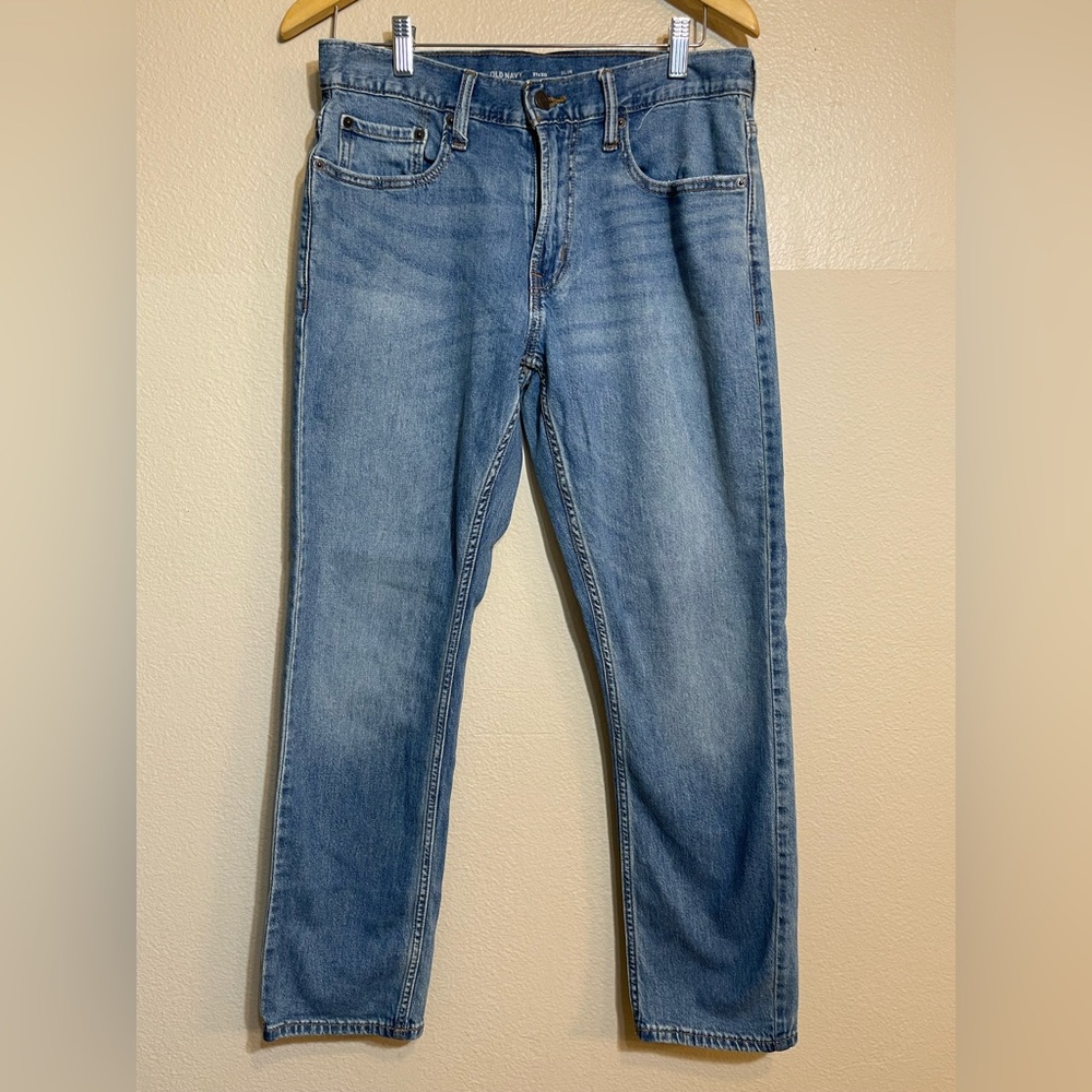 Old Navy basic Slim Straight Light Wash Men's Jeans 31x30
